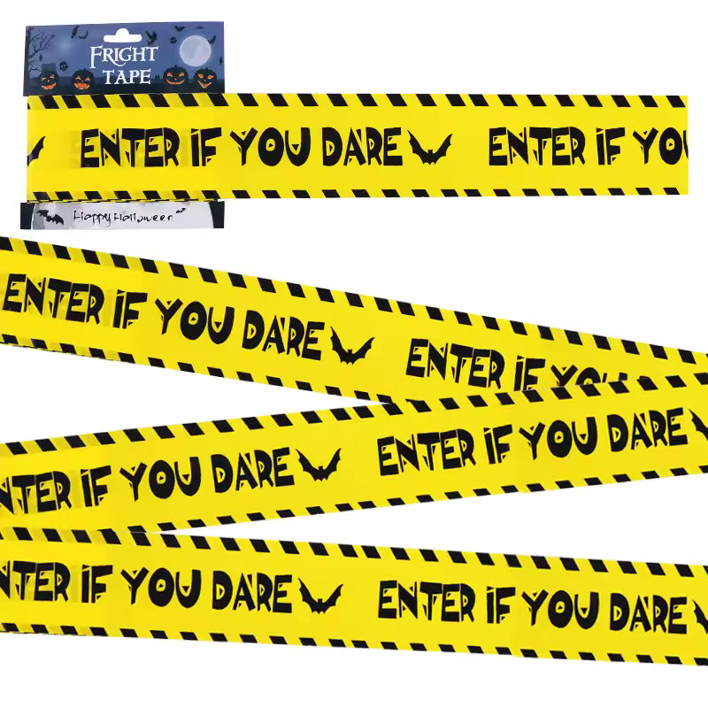 Spooktacular Warning Tape + Buy one, get a FREE Spider Web