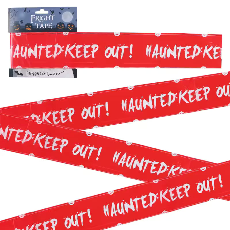 Spooktacular Warning Tape + Buy one, get a FREE Spider Web