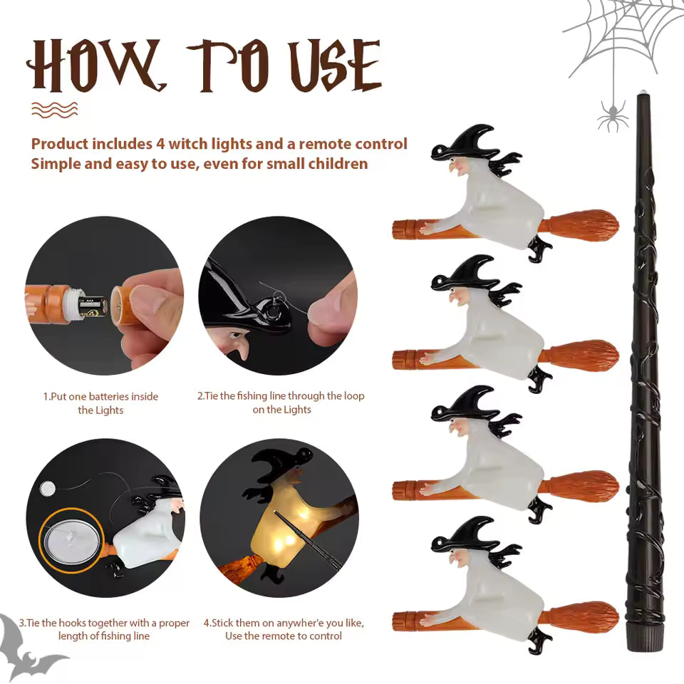 Floating Candles w/ Magic Wand