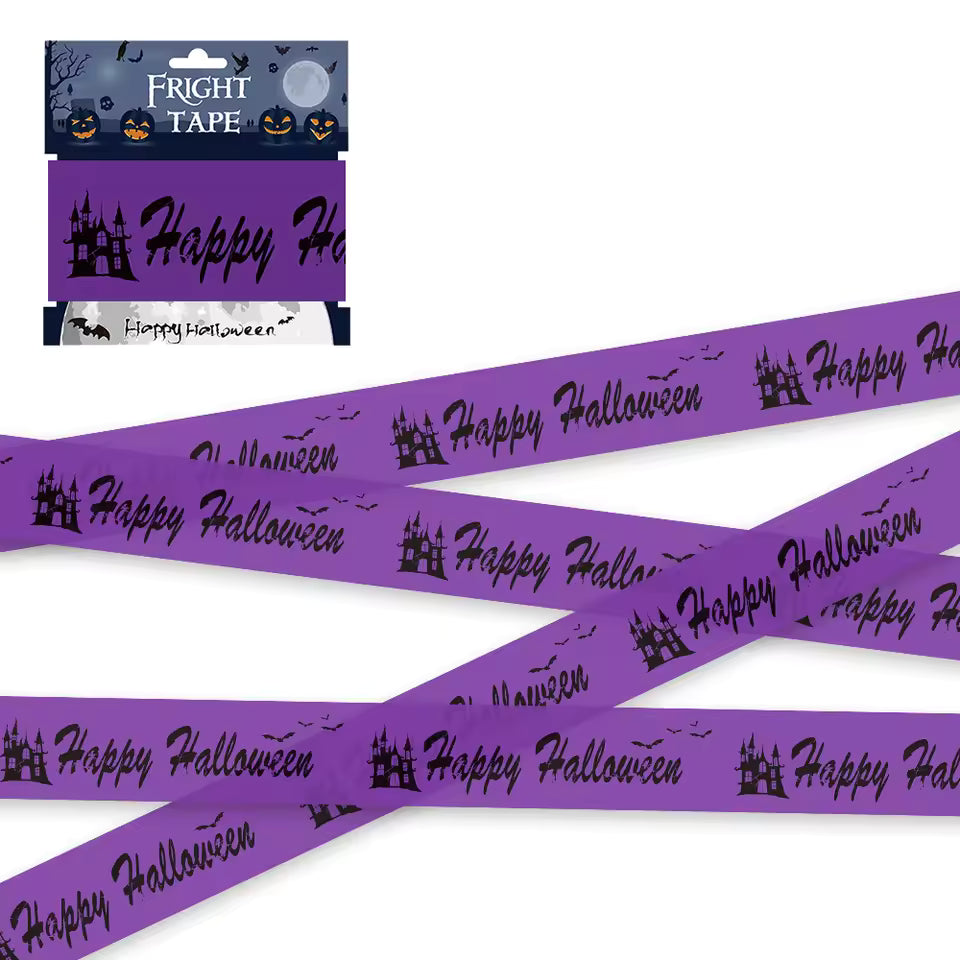 Spooktacular Warning Tape + Buy one, get a FREE Spider Web