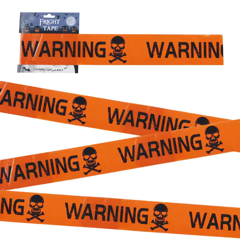 Spooktacular Warning Tape + Buy one, get a FREE Spider Web