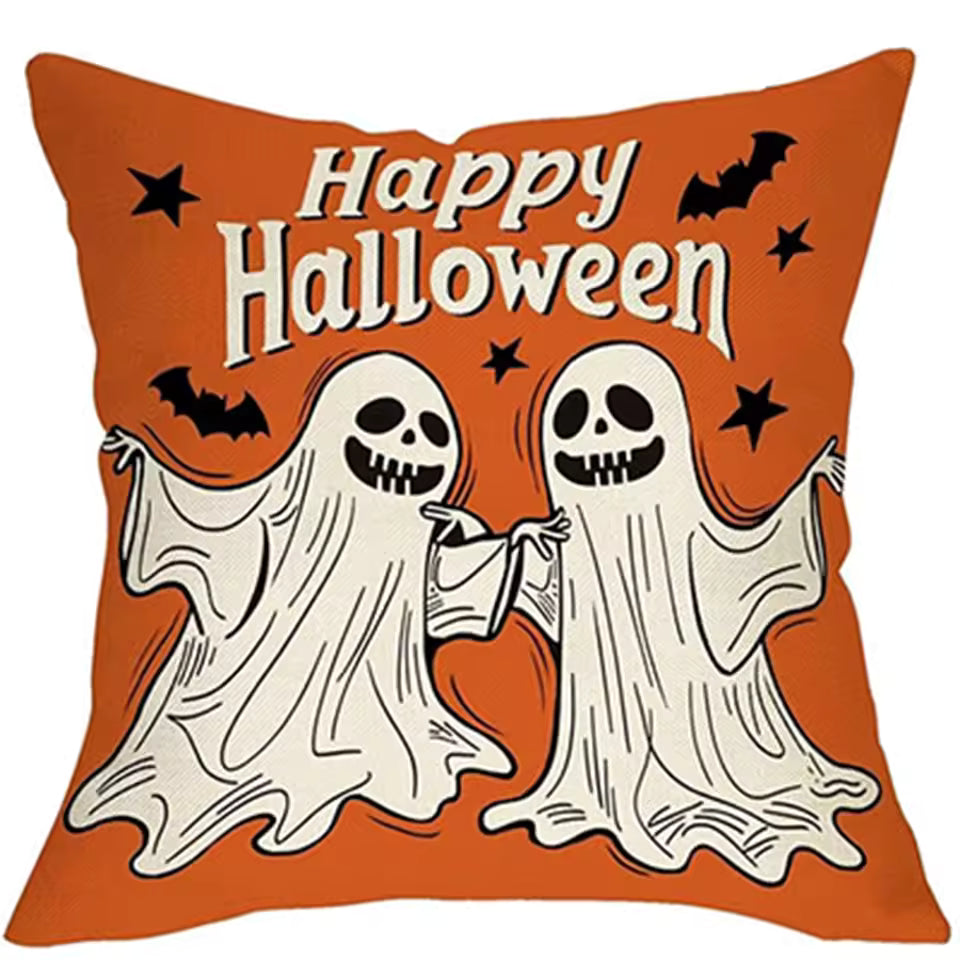 Spooky Hallowen Pillow Cover