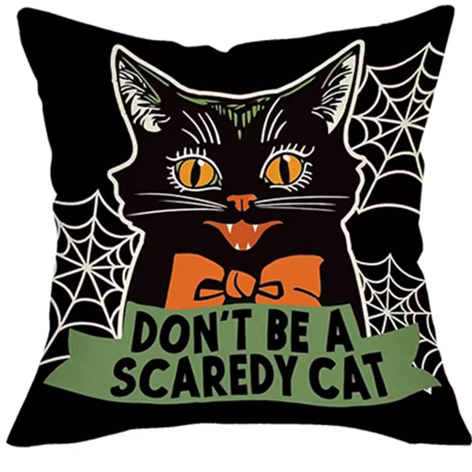 Spooky Hallowen Pillow Cover