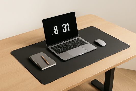 Premium PU Leather Large Desk Mat – Waterproof Mouse Pad & Office Desk Protector