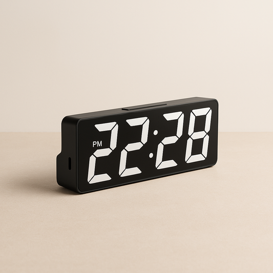 Minimalist LED Digital Clock – Modern Desk & Bedside Display