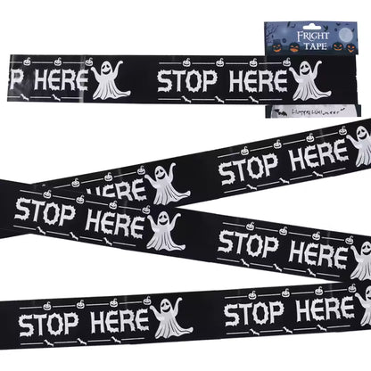 Spooktacular Warning Tape + Buy one, get a FREE Spider Web