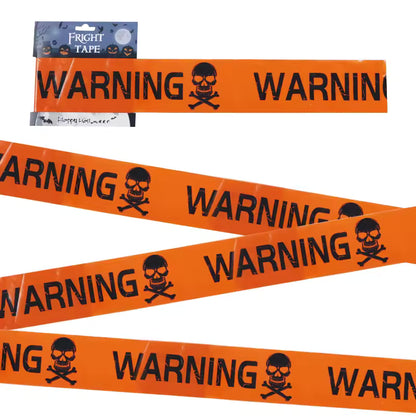 Spooktacular Warning Tape + Buy one, get a FREE Spider Web