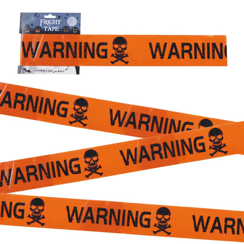 Spooktacular Warning Tape + Buy one, get a FREE Spider Web