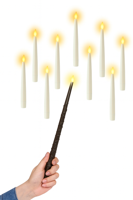 Floating Candles w/ Magic Wand