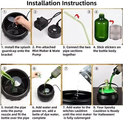 Magic Wizard Bowl & Floating Bottle Diffuser