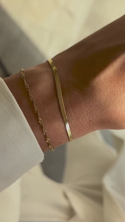 Aura Herringbone Bracelet